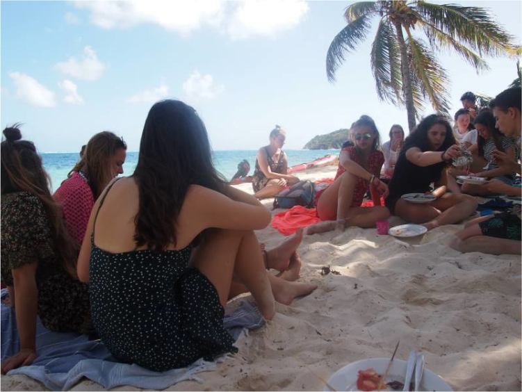 bbq op het strand