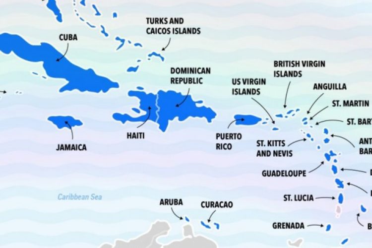 Map-Caribbean-Islands